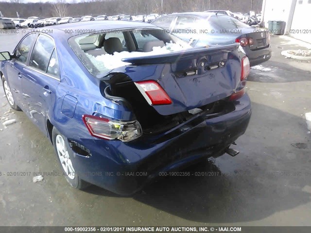 4T1BE46K27U067319 - 2007 TOYOTA CAMRY NEW GENERAT CE/LE/XLE/SE BLUE photo 6
