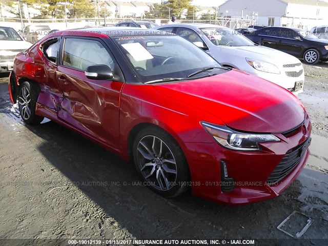 JTKJF5C77E3080744 - 2014 TOYOTA SCION TC 红色 照片 1