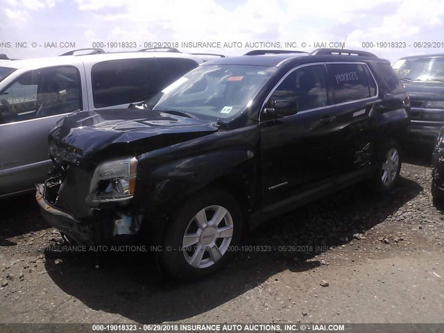 2GKFLTEK4C6198319 - 2012 GMC TERRAIN SLE BLACK photo 2