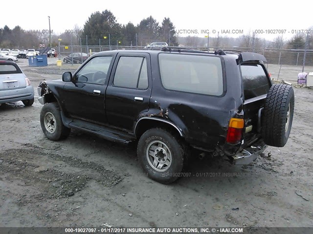 JT3VN39W0L0024680 - 1990 TOYOTA 4RUNNER VN39 SR5 BLACK photo 3