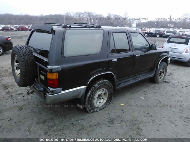 JT3VN39W0L0024680 - 1990 TOYOTA 4RUNNER VN39 SR5 BLACK photo 4