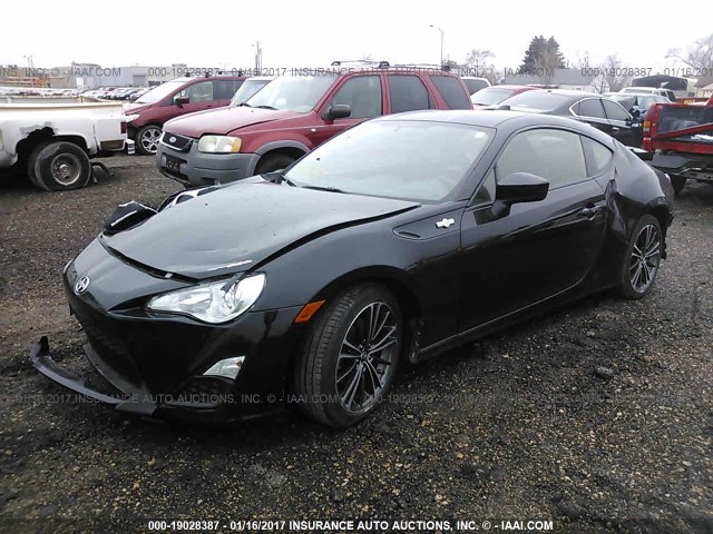 JF1ZNAA13G8702403 - 2016 TOYOTA SCION FR-S შავი ფოტო 2