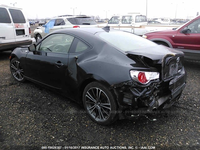 JF1ZNAA13G8702403 - 2016 TOYOTA SCION FR-S BLACK photo 3