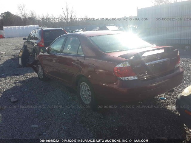 4T1BE32K66U123955 - 2006 TOYOTA CAMRY LE/XLE/SE წითელი ფოტო 3