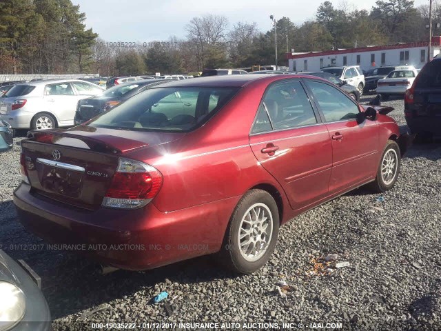 4T1BE32K66U123955 - 2006 TOYOTA CAMRY LE/XLE/SE წითელი ფოტო 4