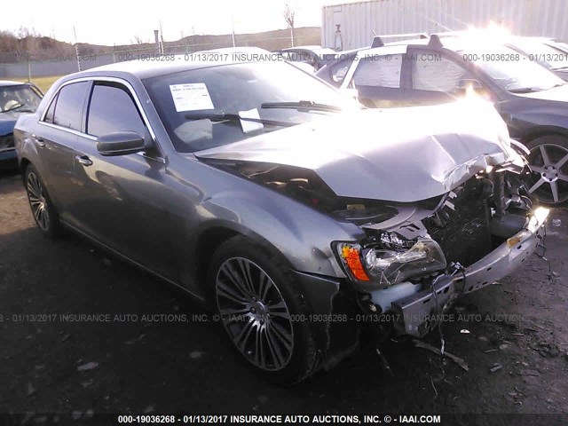 2C3CCABGXCH274802 - 2012 CHRYSLER 300 V6 GRAY photo 1