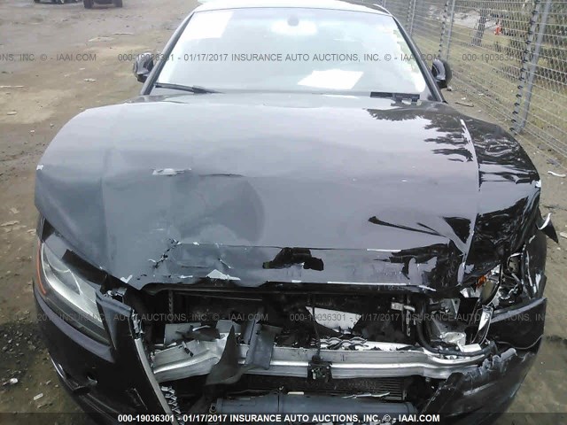 WAUDK78TX9A032266 - 2009 AUDI A5 QUATTRO BLACK photo 6