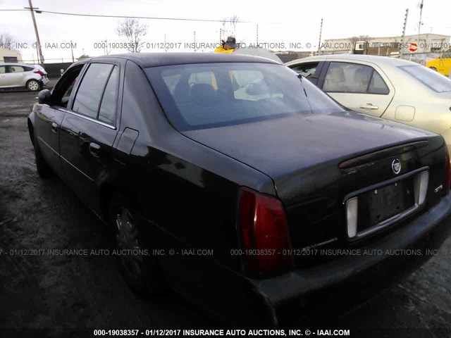 1G6KF57922U186745 - 2002 CADILLAC DEVILLE DTS GRAY photo 3