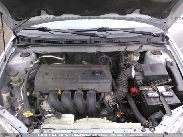 2T1BR32E37C735502 - 2007 TOYOTA COROLLA CE/LE/S SILVER photo 10