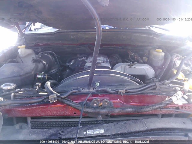 3D7KS28C86G103240 - 2006 DODGE RAM 2500 ST/SLT/LARAMIE წითელი ფოტო 10