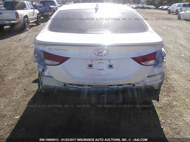 KMHDH6AE2DU009851 - 2013 HYUNDAI ELANTRA COUPE GS/SE SILVER photo 6