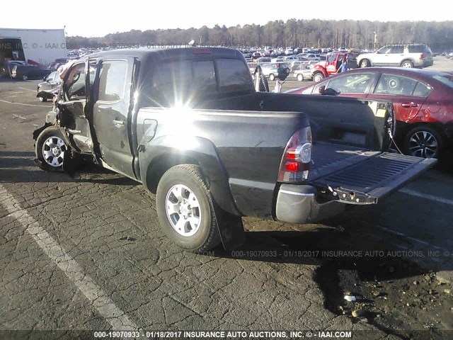 5TFJX4GN3EX029645 - 2014 TOYOTA TACOMA DOUBLE CAB 黑色 照片 3