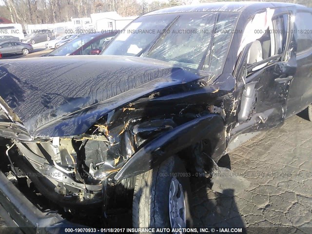 5TFJX4GN3EX029645 - 2014 TOYOTA TACOMA DOUBLE CAB 黑色 照片 6