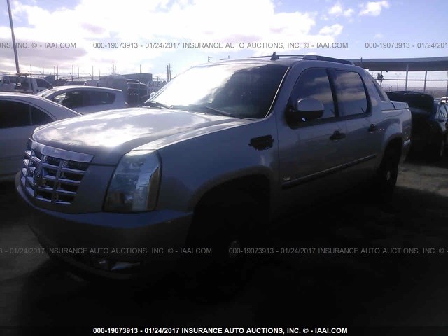 3GYFK62818G101379 - 2008 CADILLAC ESCALADE EXT SILVER photo 2