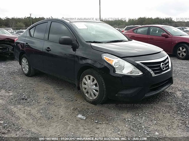 3N1CN7AP3FL816766 - 2015 NISSAN VERSA S/S PLUS/SV/SL BLACK photo 1