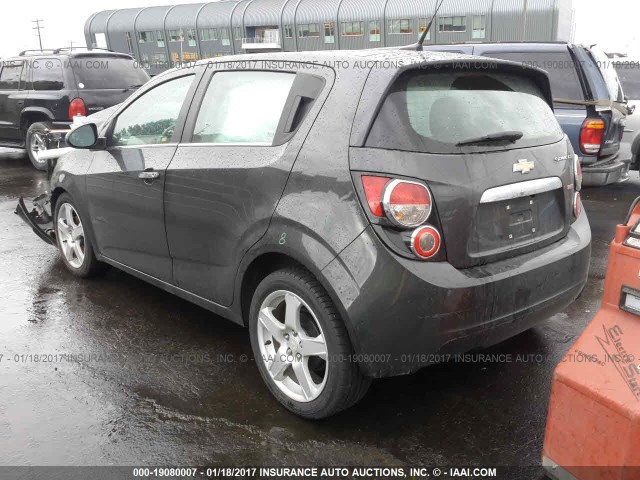 1G1JE6SB2E4227920 - 2014 CHEVROLET SONIC LTZ GRAY photo 3