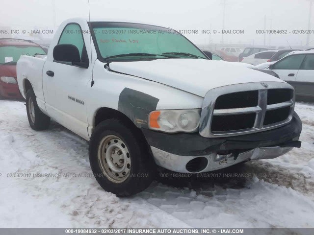 1D7HA16K75J539611 - 2005 DODGE RAM 1500 ST WHITE photo 1