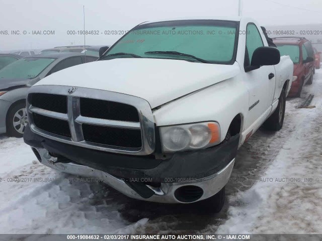 1D7HA16K75J539611 - 2005 DODGE RAM 1500 ST WHITE photo 2