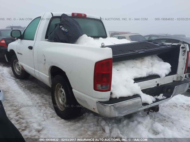 1D7HA16K75J539611 - 2005 DODGE RAM 1500 ST WHITE photo 3