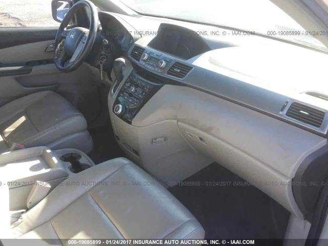 5FNRL5H62CB045273 - 2012 HONDA ODYSSEY EXL GRAY photo 5