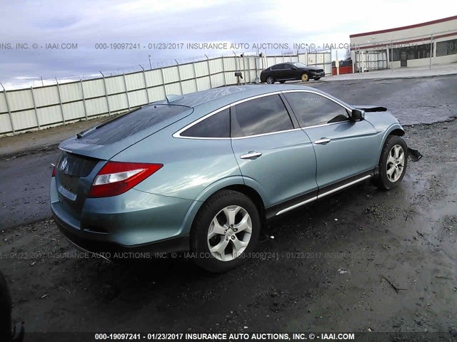 5J6TF3H36DL002698 - 2013 HONDA CROSSTOUR EX BLUE photo 4