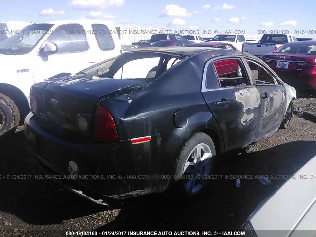 1G1ZB5E08CF113096 - 2012 CHEVROLET MALIBU LS BLACK photo 4