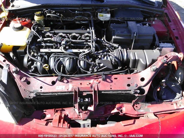 1FAFP36N66W120228 - 2006 FORD FOCUS ZXW RED photo 10