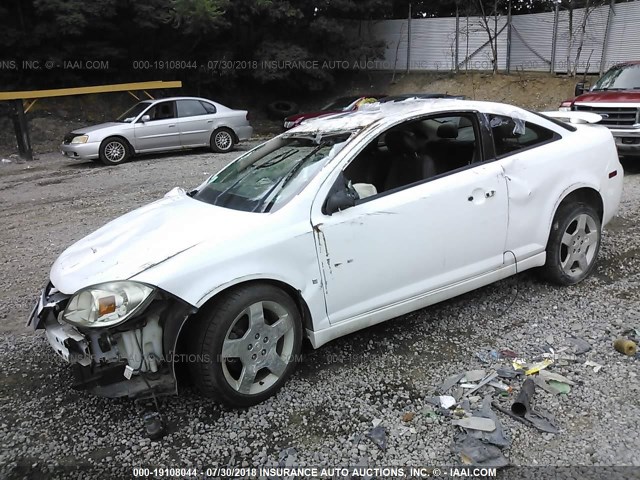 1G1AM18B787209140 - 2008 CHEVROLET COBALT SPORT WHITE photo 2