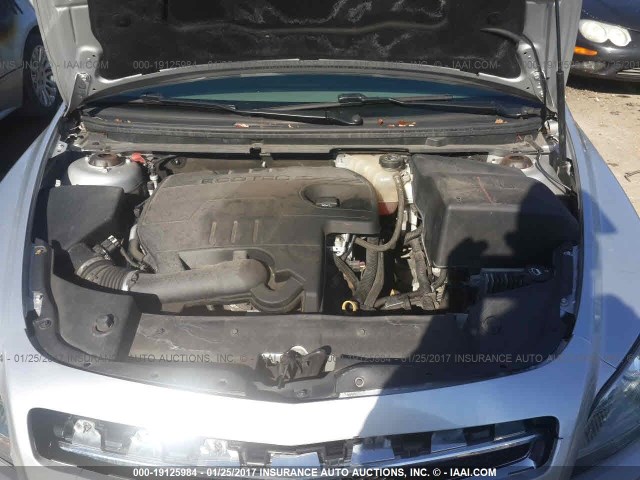 1G1ZB5E07CF105975 - 2012 CHEVROLET MALIBU LS 银色 照片 10