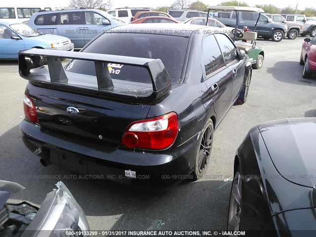 JF1GD79626G525229 - 2006 SUBARU IMPREZA WRX/LIMITED BLACK photo 4