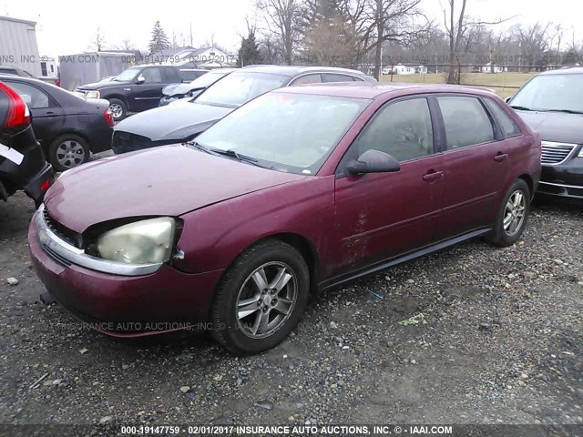 1G1ZT628X5F115593 - 2005 CHEVROLET MALIBU MAXX LS RED photo 2