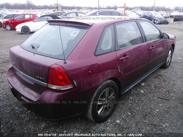 1G1ZT628X5F115593 - 2005 CHEVROLET MALIBU MAXX LS RED photo 4
