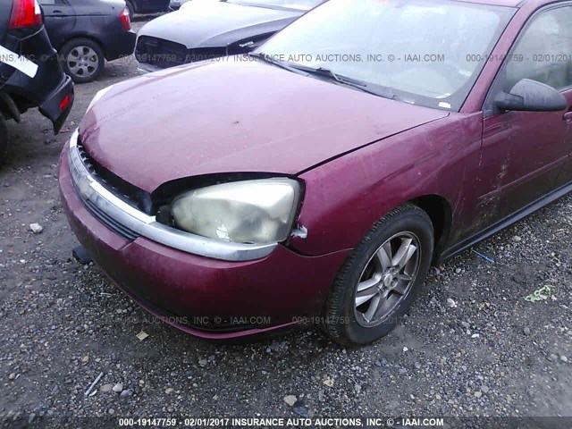 1G1ZT628X5F115593 - 2005 CHEVROLET MALIBU MAXX LS RED photo 6