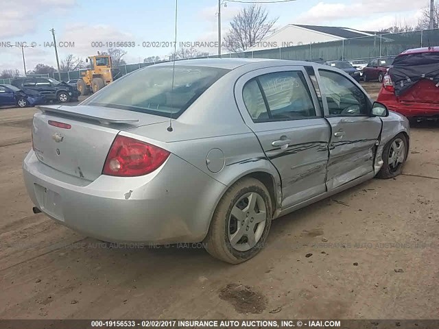 1G1AD5F50A7142603 - 2010 CHEVROLET COBALT 1LT SILVER photo 4