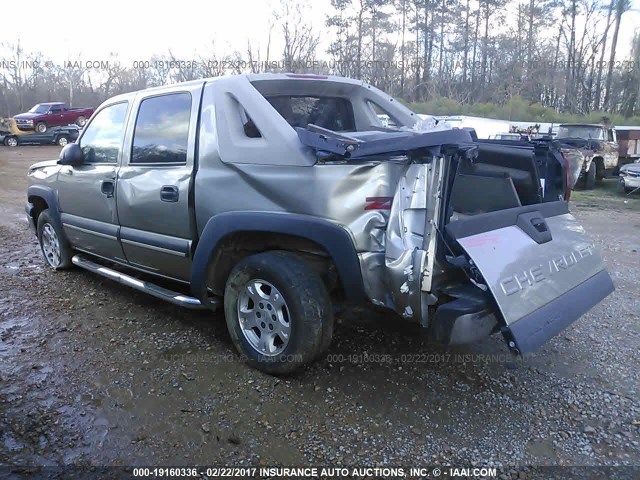 3GNEC13TX3G213537 - 2003 CHEVROLET AVALANCHE C1500 TAN photo 3