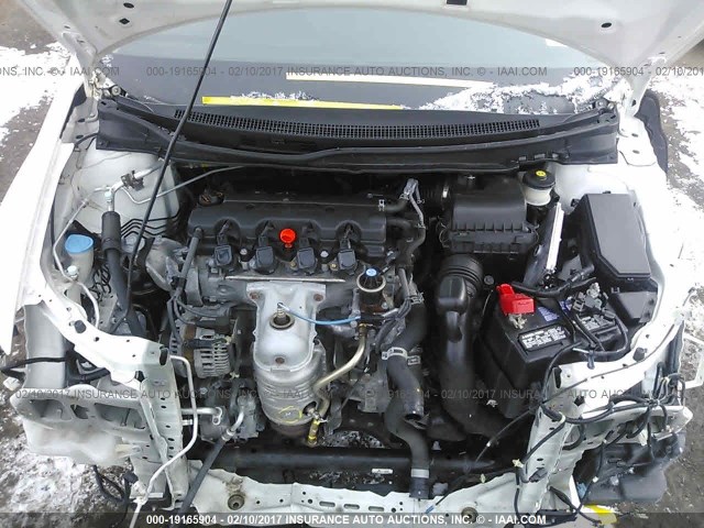 19XFB2F94DE267340 - 2013 HONDA CIVIC EXL WHITE photo 10