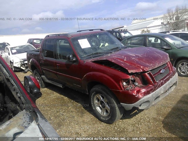 1FMZU67E91UA98791 - 2001 FORD EXPLORER SPORT TR  MAROON photo 1