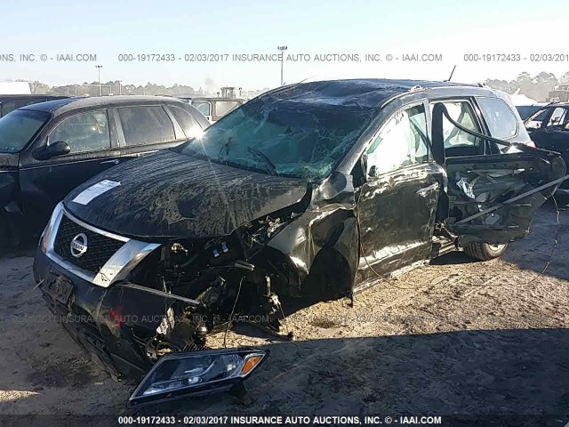 5N1AR2MN5GC605020 - 2016 NISSAN PATHFINDER S/SV/SL/PLATINUM 黑色 照片 2