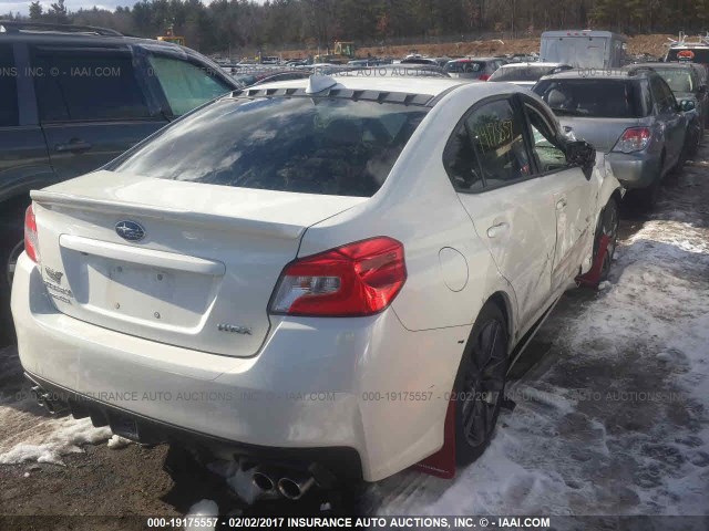 JF1VA1E60G9815316 - 2016 SUBARU WRX PREMIUM WHITE photo 4