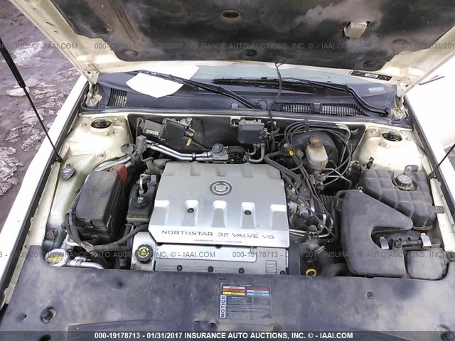 1G6KS54Y32U144222 - 2002 CADILLAC SEVILLE SLS WHITE photo 10