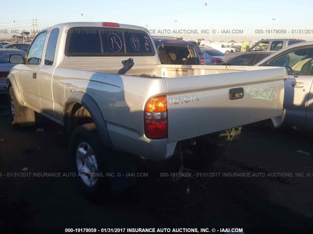 5TESM92N23Z153218 - 2003 TOYOTA TACOMA XTRACAB PRERUNNER ვერცხლისფერი ფოტო 3