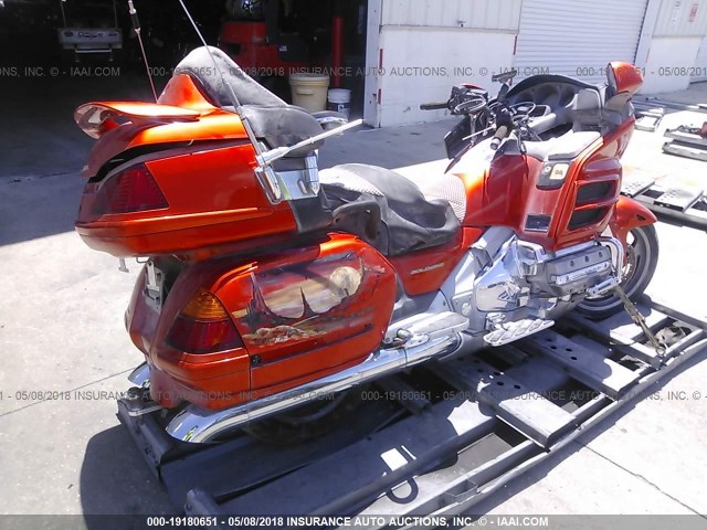 1HFSC47073A201380 - 2003 HONDA GL1800 ORANGE photo 4