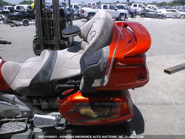 1HFSC47073A201380 - 2003 HONDA GL1800 ORANGE photo 6