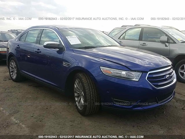 1FAHP2J84DG101155 - 2013 FORD TAURUS LIMITED BLUE photo 1