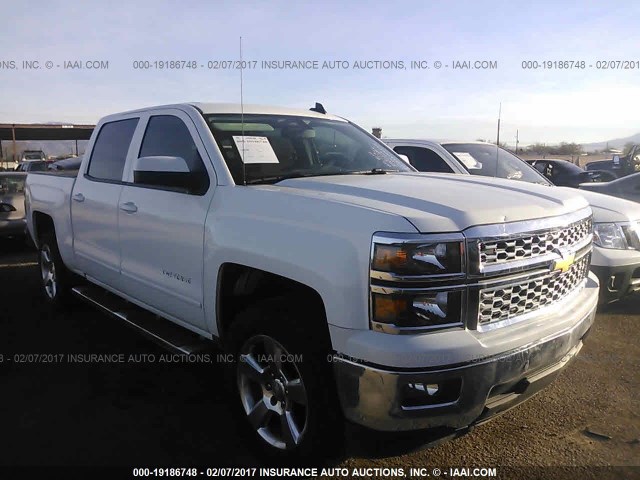 3GCPCREC6FG491921 - 2015 CHEVROLET SILVERADO C1500 LT WHITE photo 1