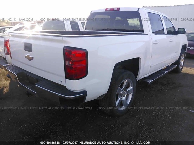 3GCPCREC6FG491921 - 2015 CHEVROLET SILVERADO C1500 LT WHITE photo 4