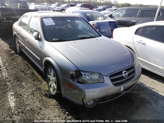 JN1DA31A22T313806 - 2002 NISSAN MAXIMA GLE/SE SILVER photo 1