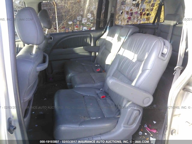 5FNRL38607B442913 - 2007 HONDA ODYSSEY EXL SILVER photo 8