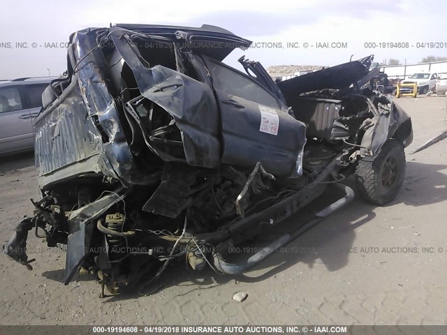 3TMLU42N48M014221 - 2008 TOYOTA TACOMA DOUBLE CAB მუქი ლურჯი ფოტო 2