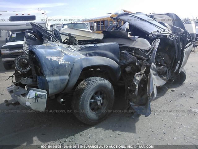 3TMLU42N48M014221 - 2008 TOYOTA TACOMA DOUBLE CAB მუქი ლურჯი ფოტო 4